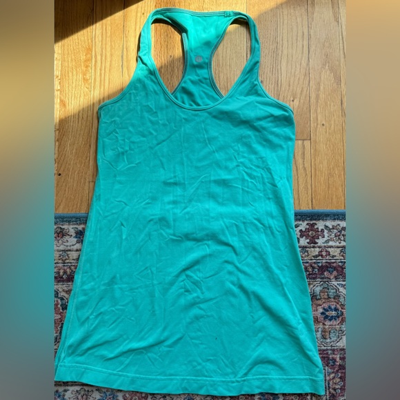 lululemon athletica Tops - Lululemon athletica cool racerback tank size 8 aqua color